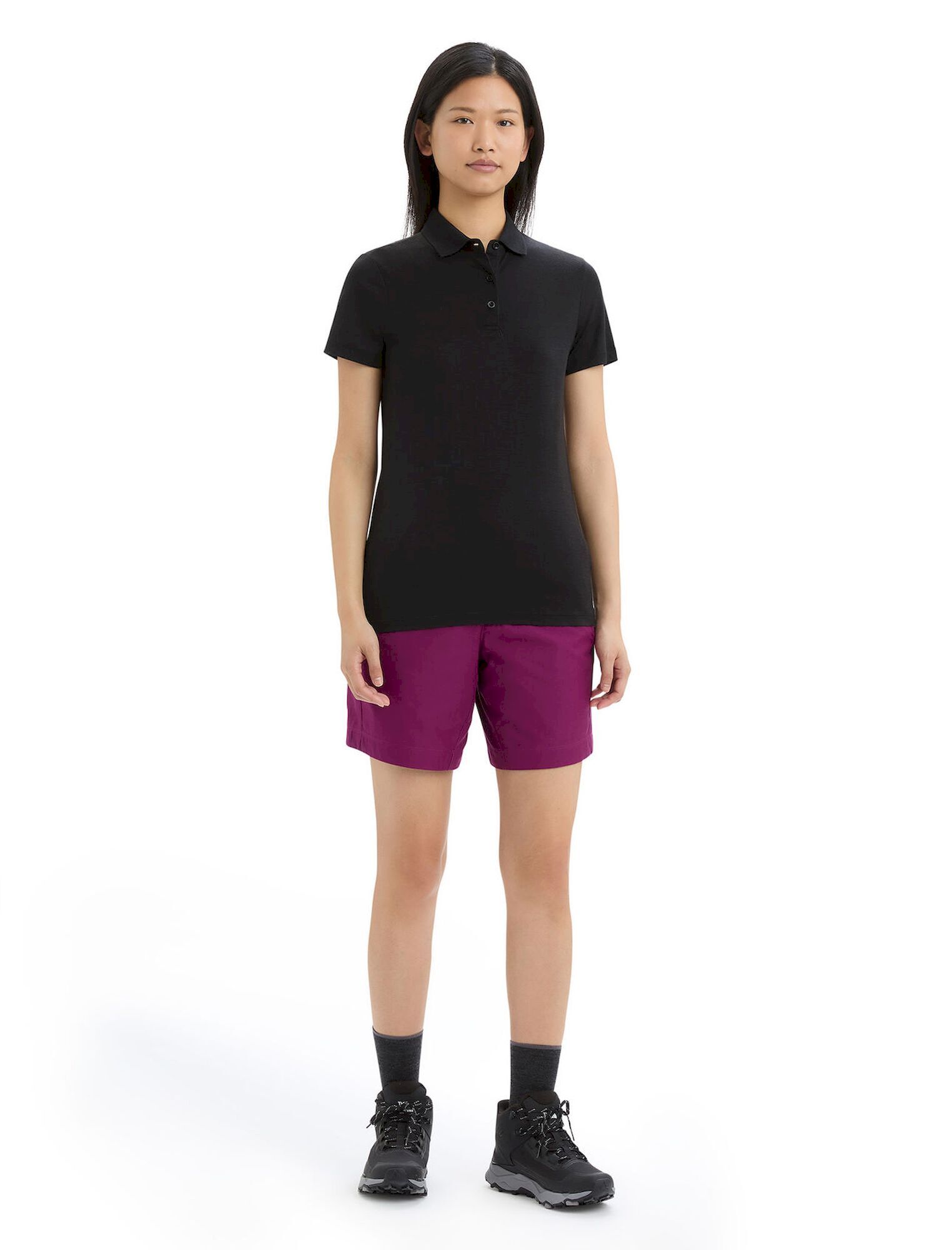 Icebreaker Tech Lite II SS Polo Merino shirt Women's Hardloop