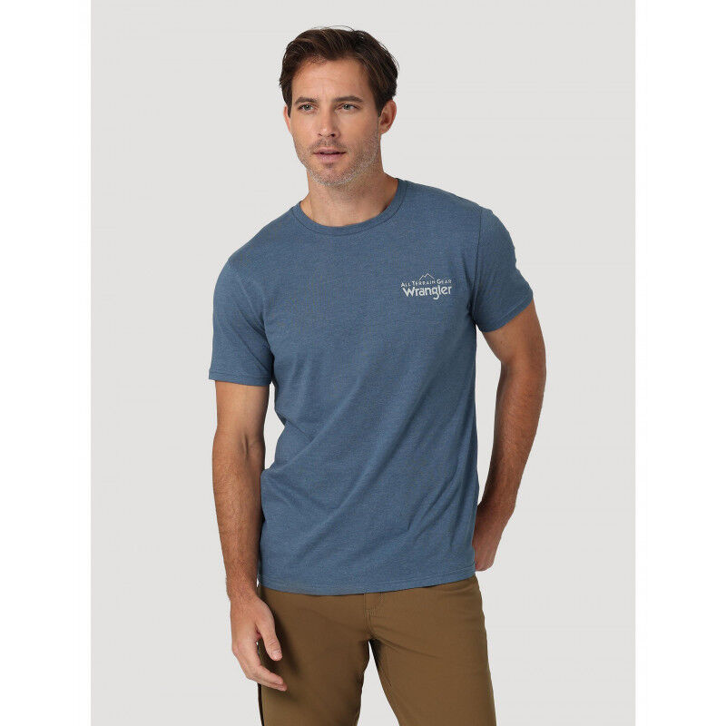 Wrangler All Terrain Gear Logo Tee - T-shirt - Men's | Hardloop