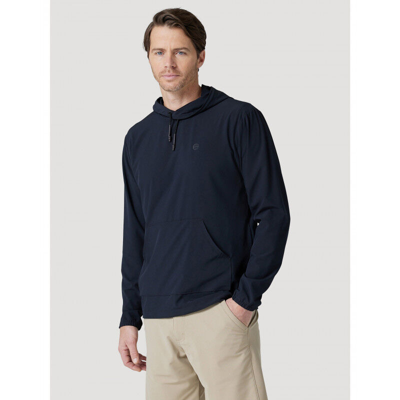 Wrangler All Terrain Gear LS Mix Mat Hoodie - Sudadera - Hombre | Hardloop