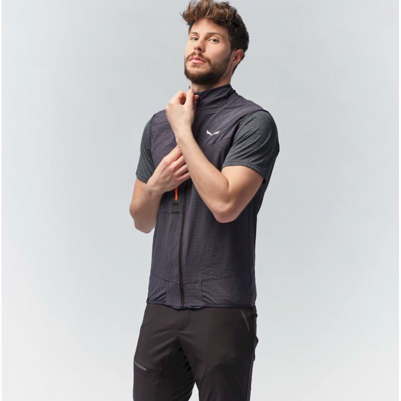 Gilet Softshell SALEWA Sorapis Uomo - Leggero, Antivento E Idrorepellente - Foto 4