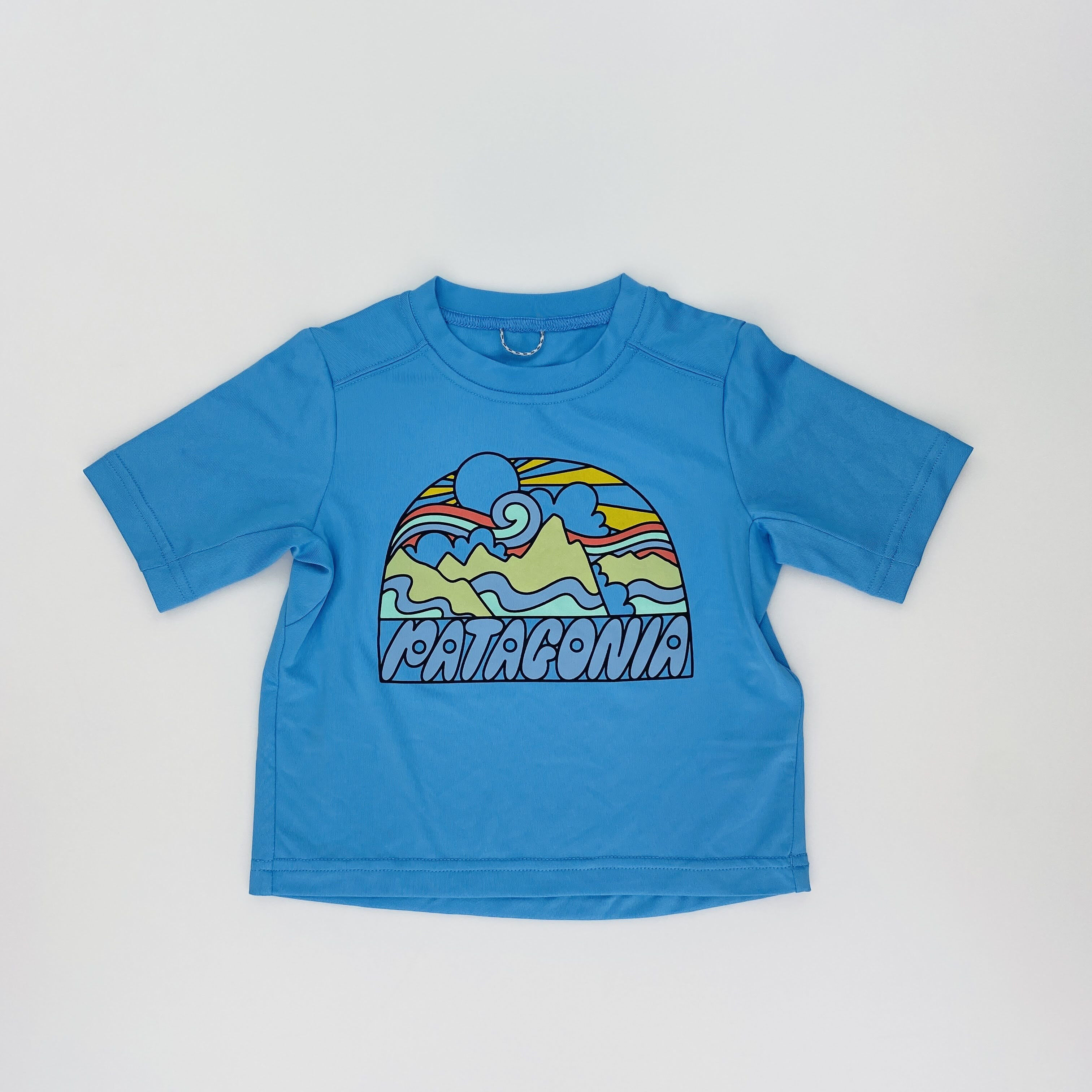 Patagonia Baby Cap SW T-Shirt - Second Hand T-shirt - Børn - Blå - 2T | Hardloop