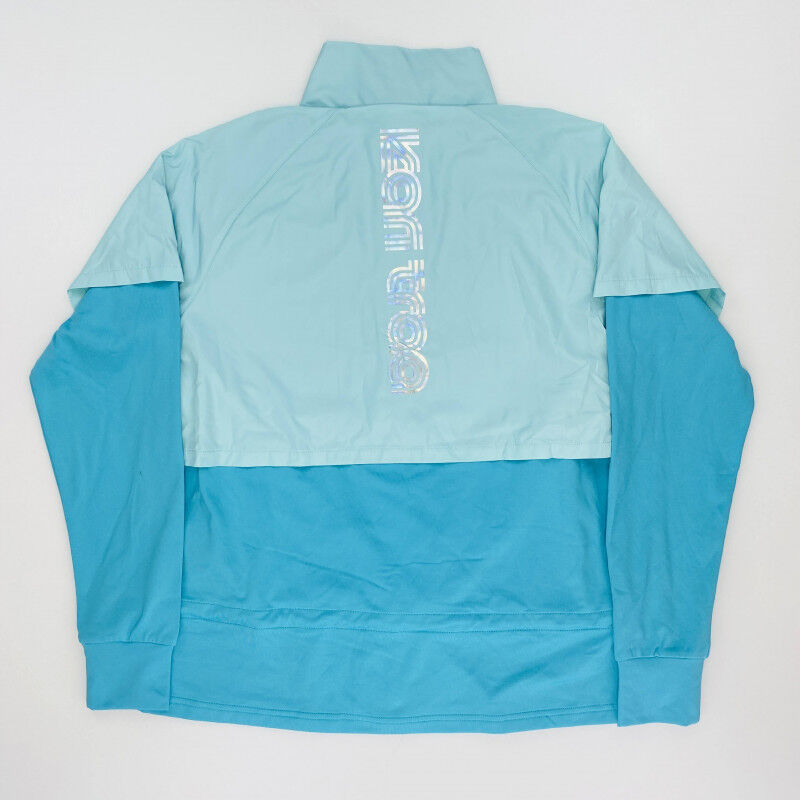 Kari Traa Lotte Hybrid - Tweedehands Softshelljack - Dames - Blauw - M | Hardloop
