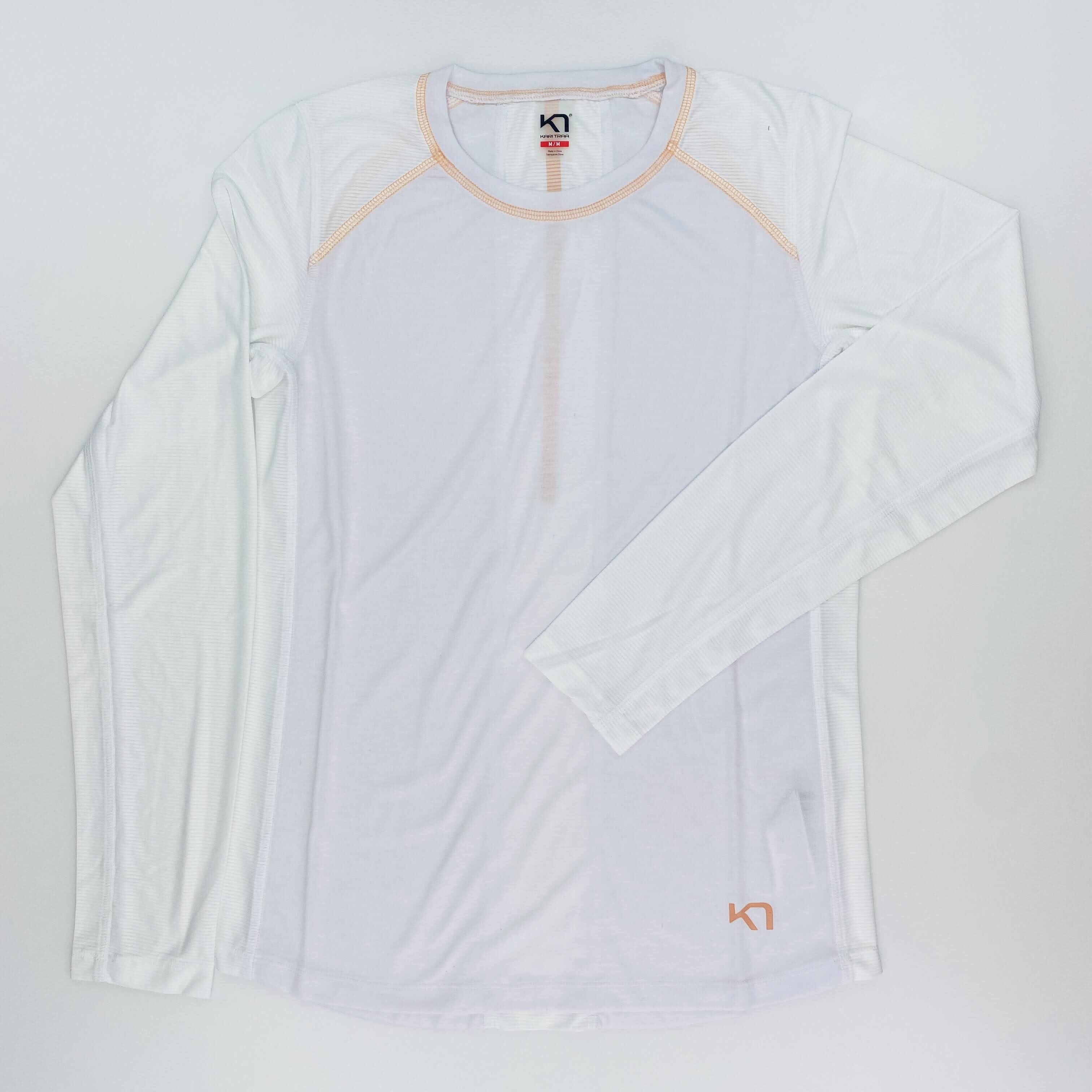Kari Traa Caroline Ls - Segunda Mano Camiseta técnica - Mujer - Blanco - M | Hardloop