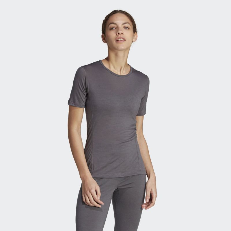 Adidas Terrex Xperior Mer150 SS - T-shirt en laine mérinos femme | Hardloop