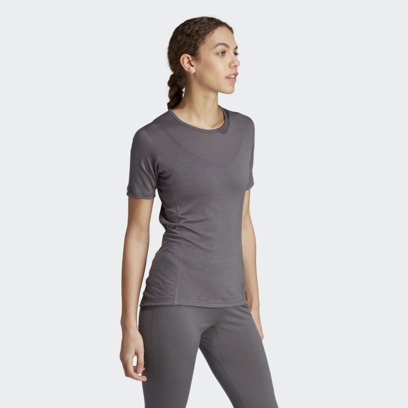 Adidas Terrex Xperior Mer150 SS - Merinotröja - Dam | Hardloop