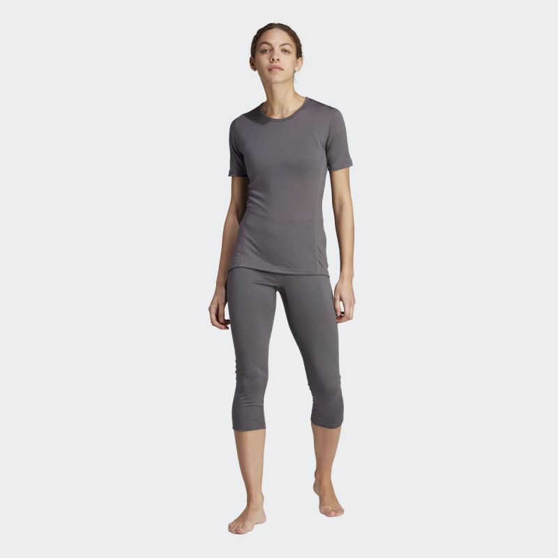 Adidas Terrex Xperior Mer150 SS - Merinotröja - Dam | Hardloop