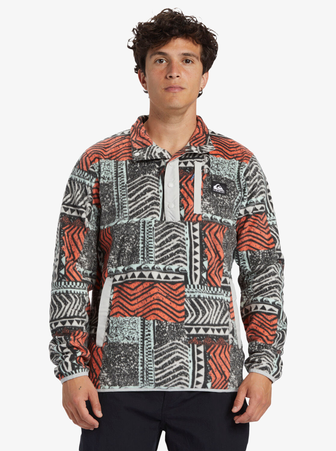 Quiksilver No Destination 2 Half Snap - Giacca in pile - Uomo | Hardloop