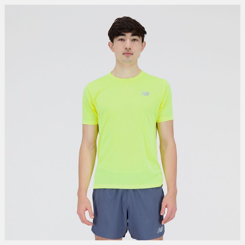New Balance Impact Run Short Sleeve T-shirt Heren