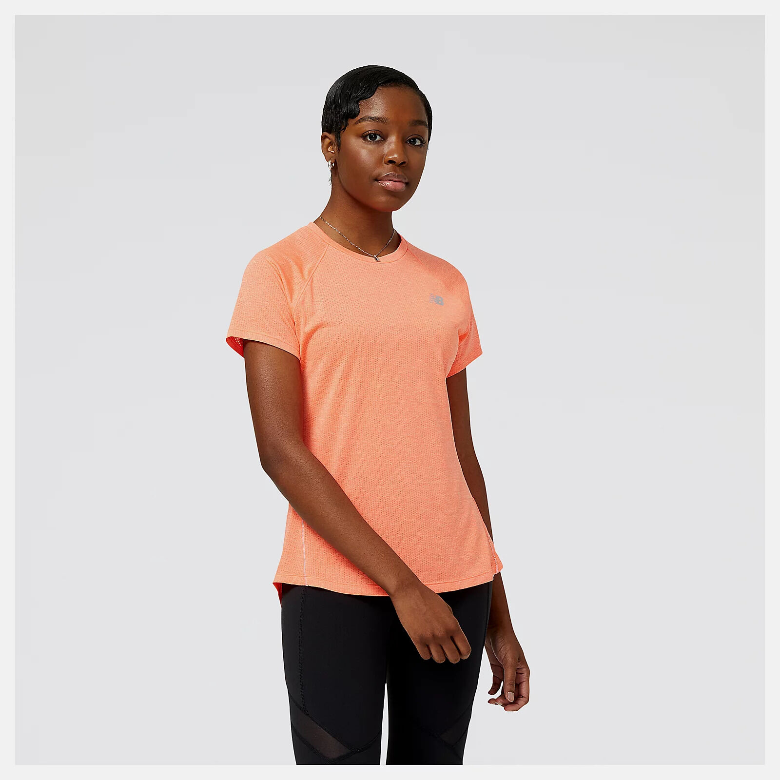 New Balance Impact Run Short Sleeve - Camiseta - Mujer | Hardloop