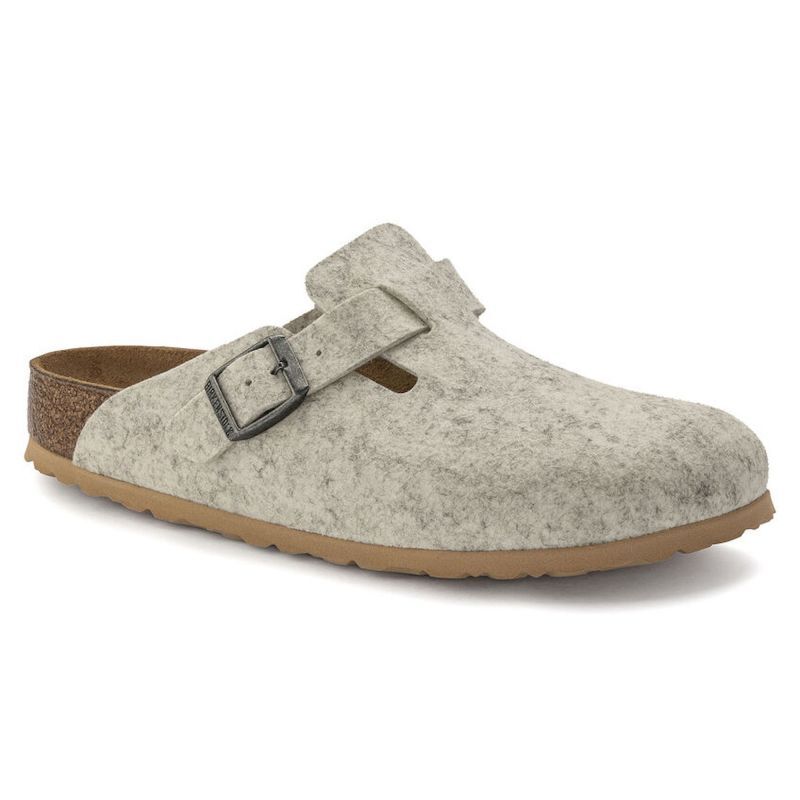 Birkenstock Boston Wool Felt Wintersandalen Hardloop