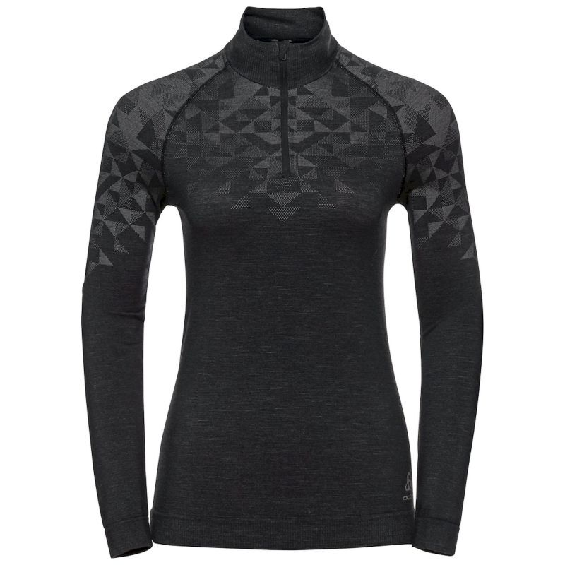 Odlo Kinship Performance Wool Warm 1/2 Zip - Base layer - Women's | Hardloop
