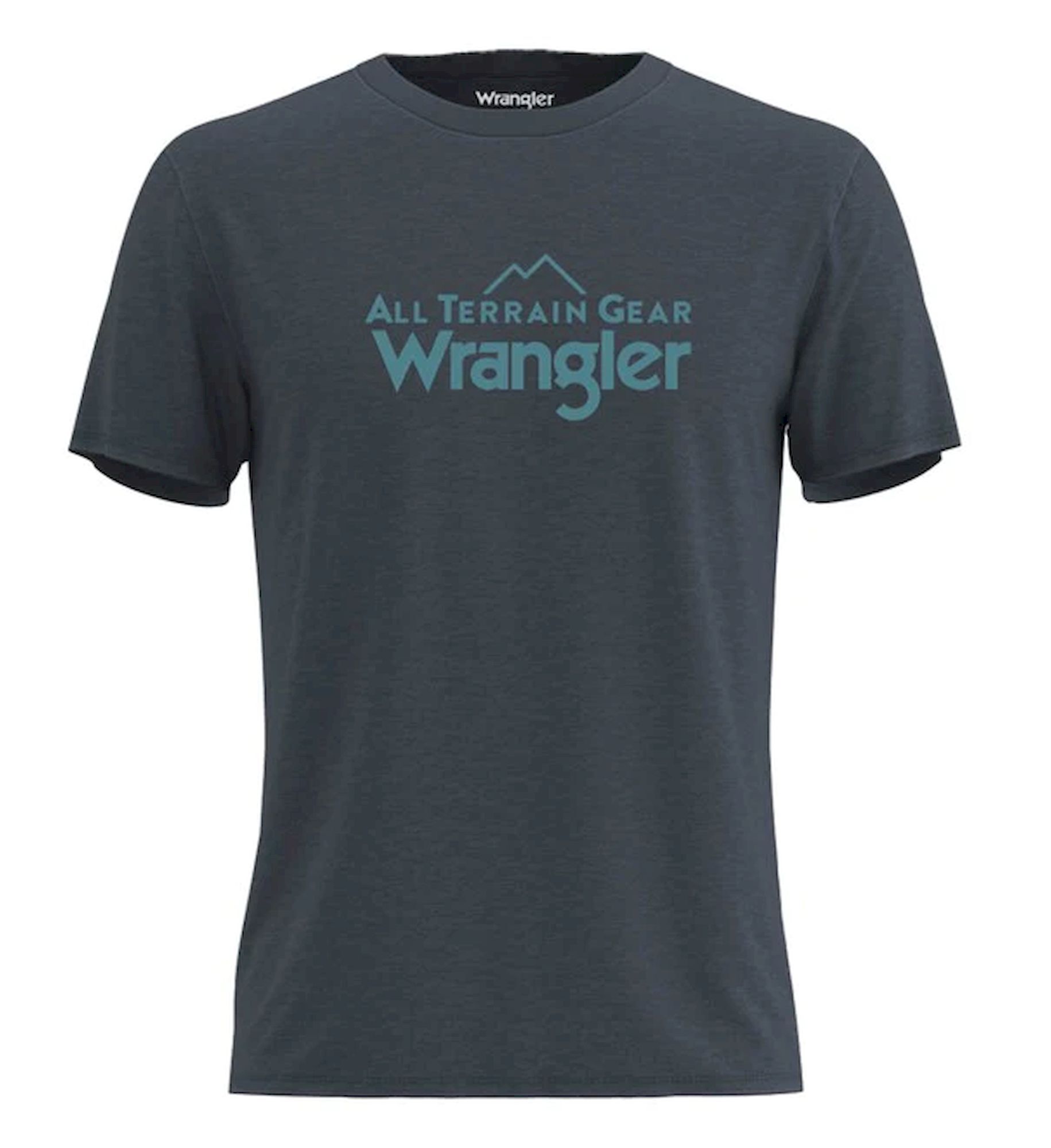 Wrangler All Terrain Gear Logo Tee - T-shirt - Heren | Hardloop