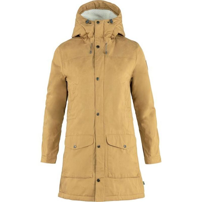 Fjällräven snow flake hot sale parka glacier green