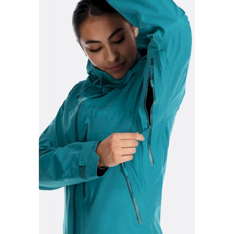 Rab Women's Firewall Jacket - Dámská nepromokavá bunda | Hardloop