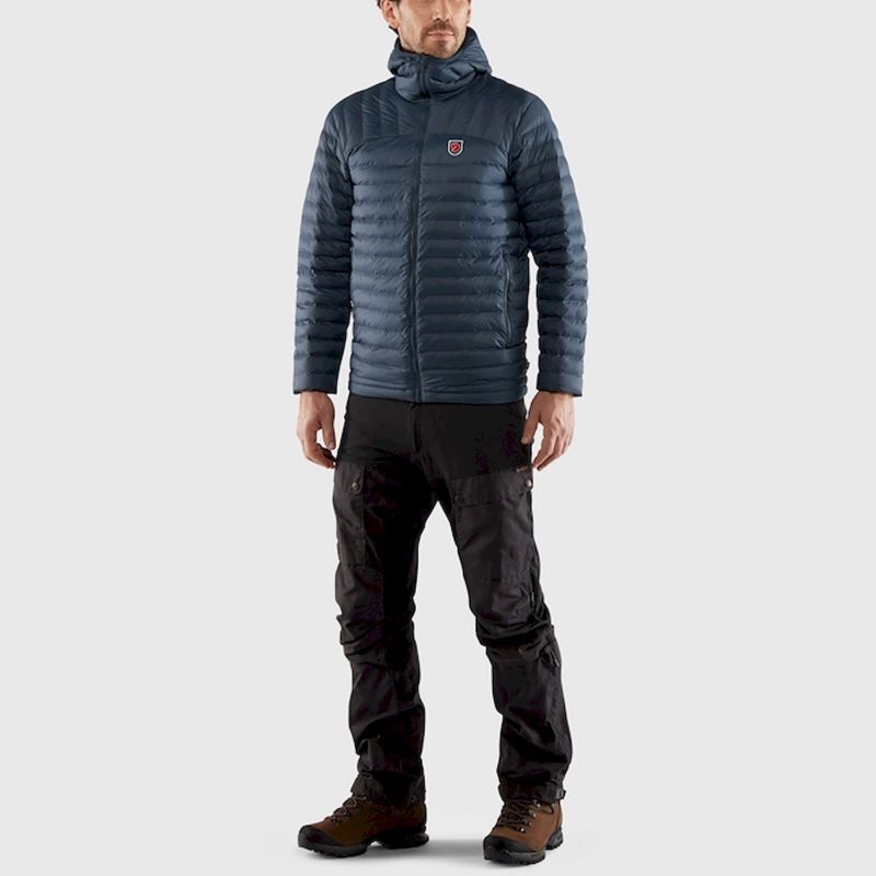 Fjällräven Expedition Lätt Hoodie - Dunjakke - Herrer | Hardloop