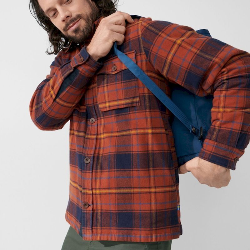 Fjällräven Övik Lite Padded Shirt - Pánská košile | Hardloop