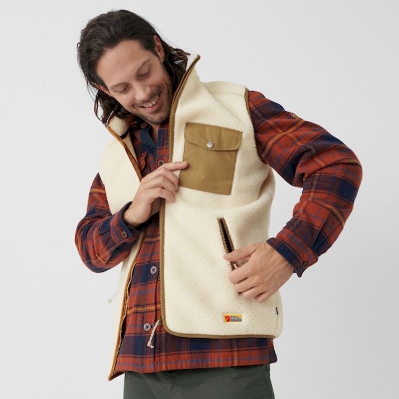 Fjällräven Vardag Pile Fleece Vest - Colete polar homem | Hardloop