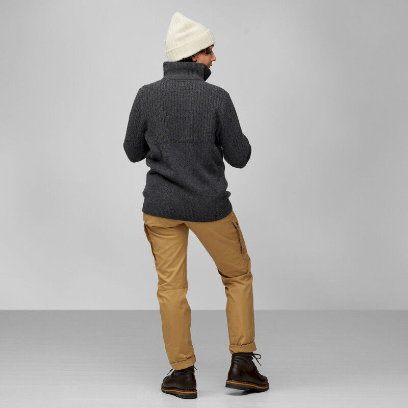 Fjällräven Övik Half Zip Knit - Trui - Dames | Hardloop