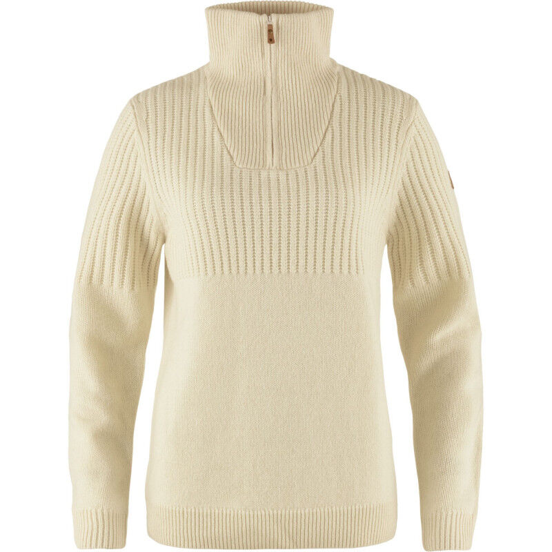Fjällräven Övik Half Zip Knit - Felpa - Donna | Hardloop