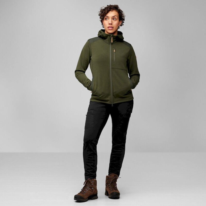 Fjällräven Keb Fleece Hoodie - Polaire femme | Hardloop
