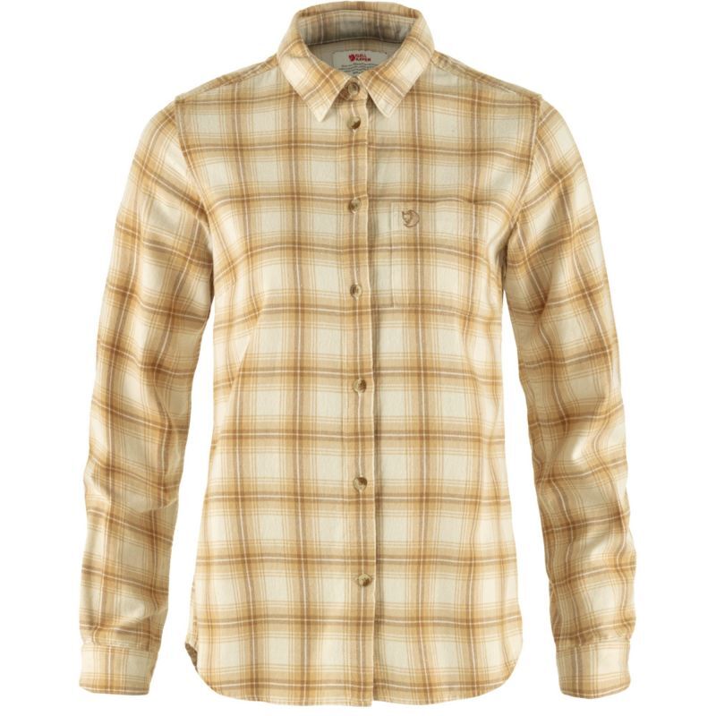 Fjällräven Damen Övik Flannel Shirt - Bio-Baumwolle Langarm