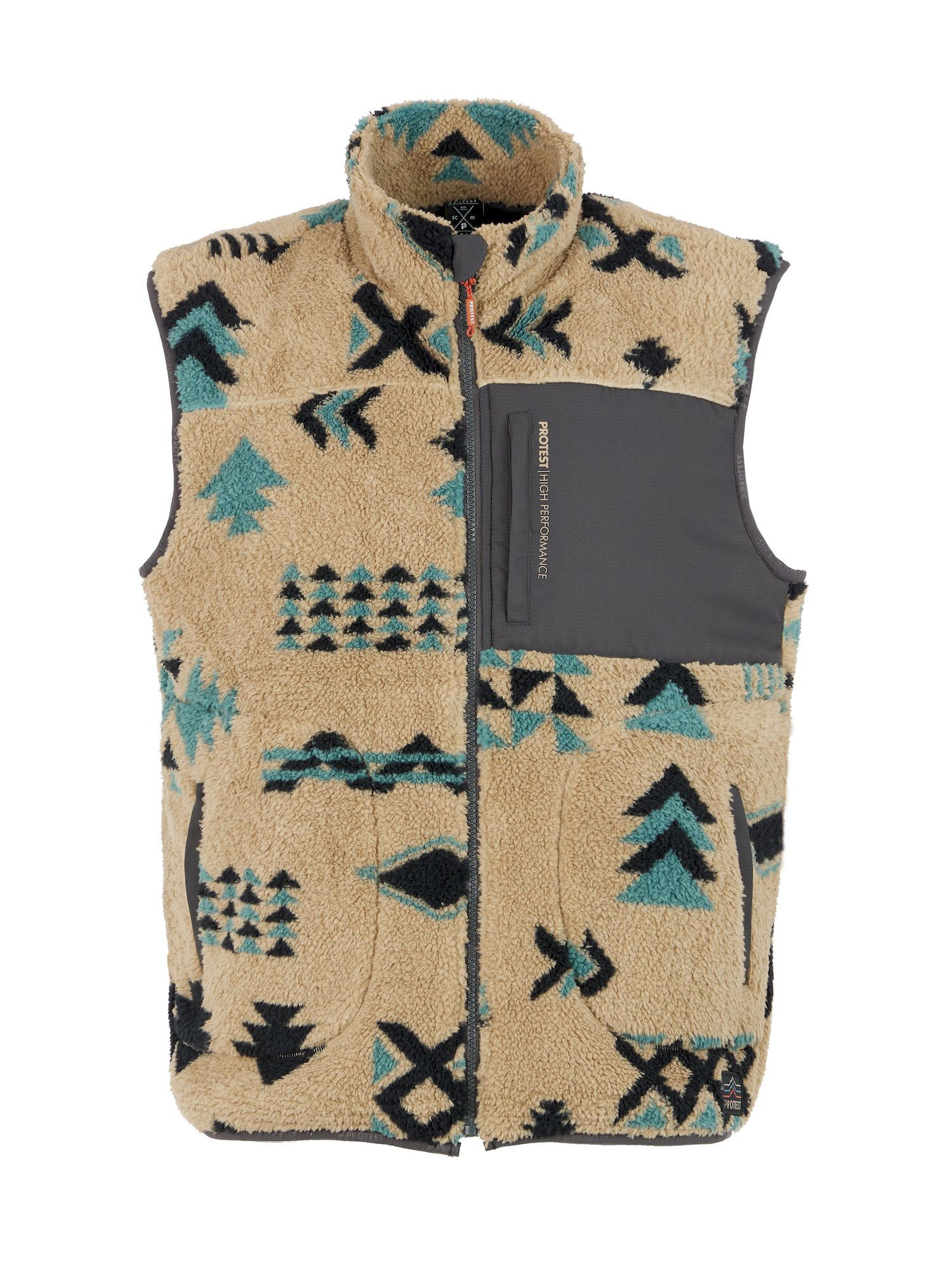 Protest outlet fleece vest