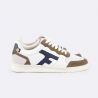 Ecru / Brown / Blue