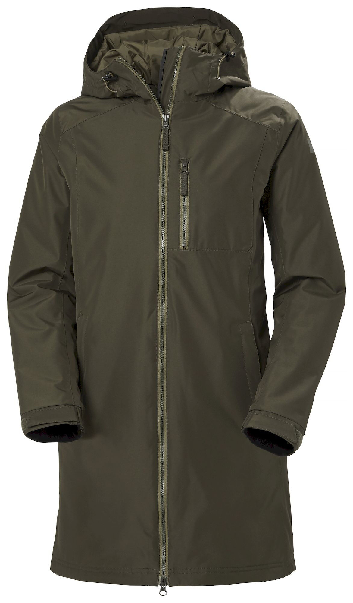 Coupe-vent Femme Long Softshell - Parka Imperméable Avec Capuche - Pour Running Et Extérieur