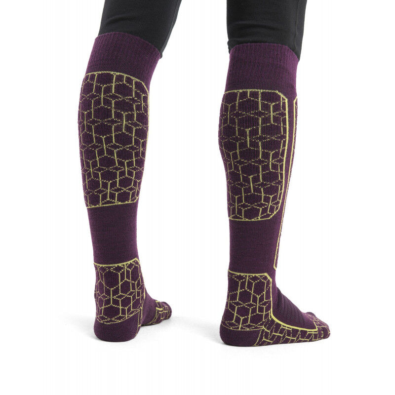 Icebreaker Ski+ Medium Over The Calf Alpine Geo - Merinosocken - Herren | Hardloop