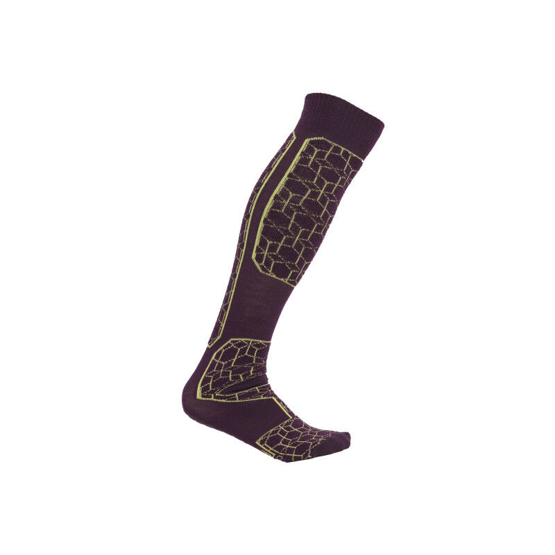 icebreaker Ski+ Medium Over The Calf Alpine Geo - Meias de lã merino homem | Hardloop