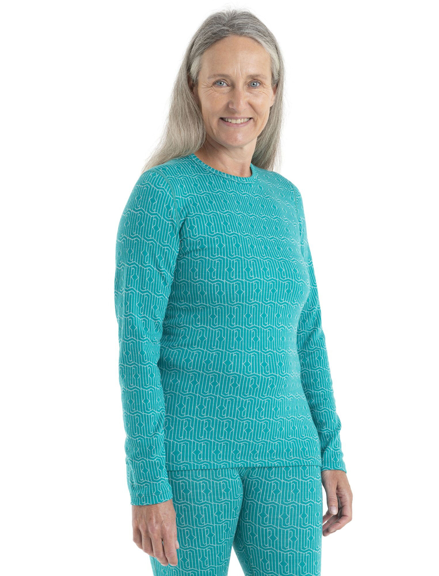 Icebreaker Merino 260 Vertex LS Crewe Herenga - Merino base layer - Women's