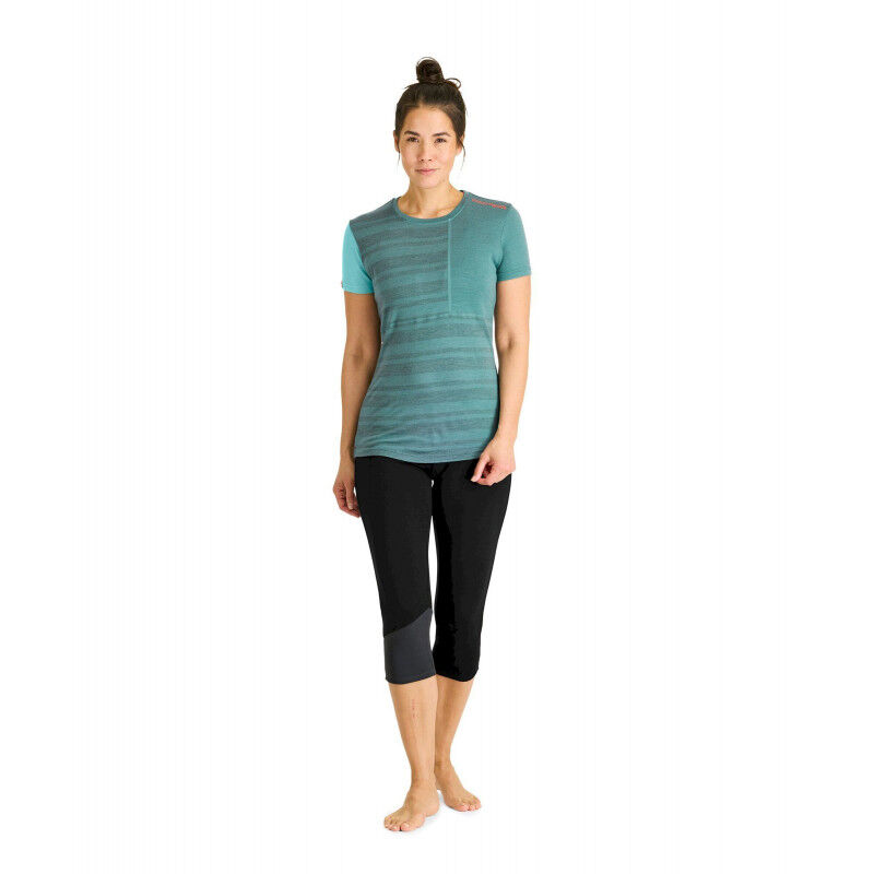 Ortovox 185 Rock'N'Wool Short Sleeve - Merinouldtrøj - Damer | Hardloop
