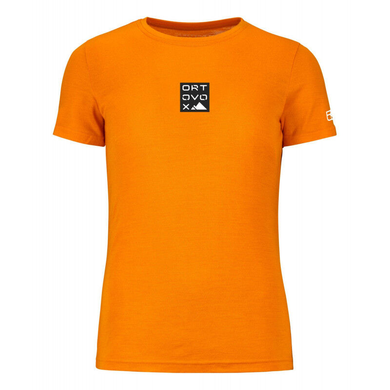 185 Merino Square TS - Camiseta de lã merino mulher