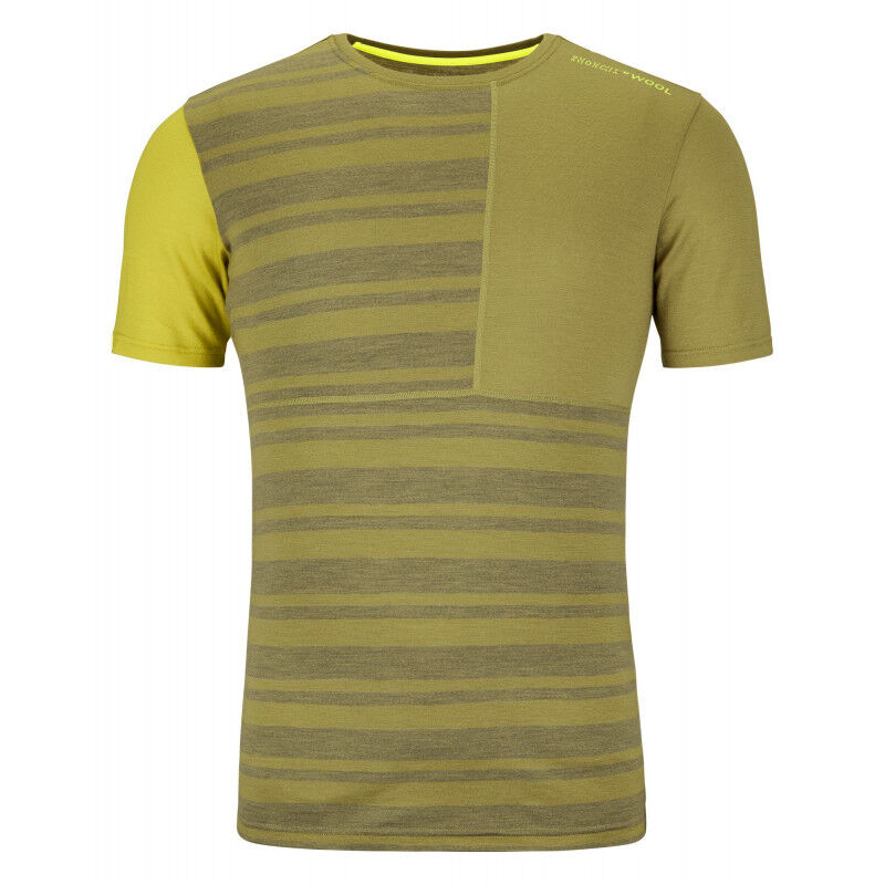 185 Rock'N'Wool Short Sleeve - Roupa interior de lã merino homem