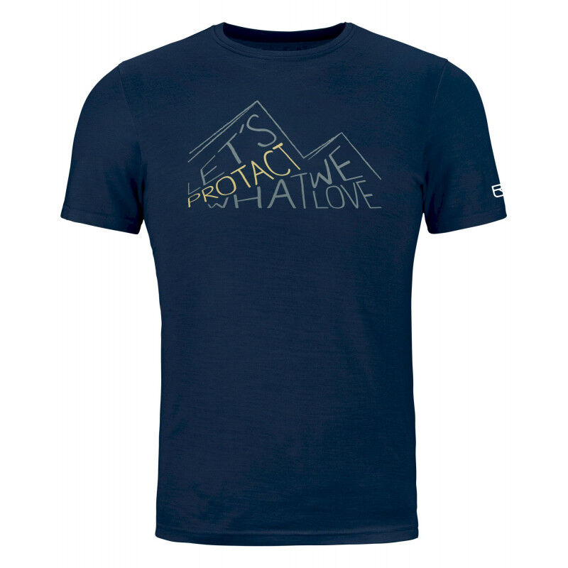 Ortovox 185 Merino Protact TS - T-shirt en laine mérinos homme | Hardloop