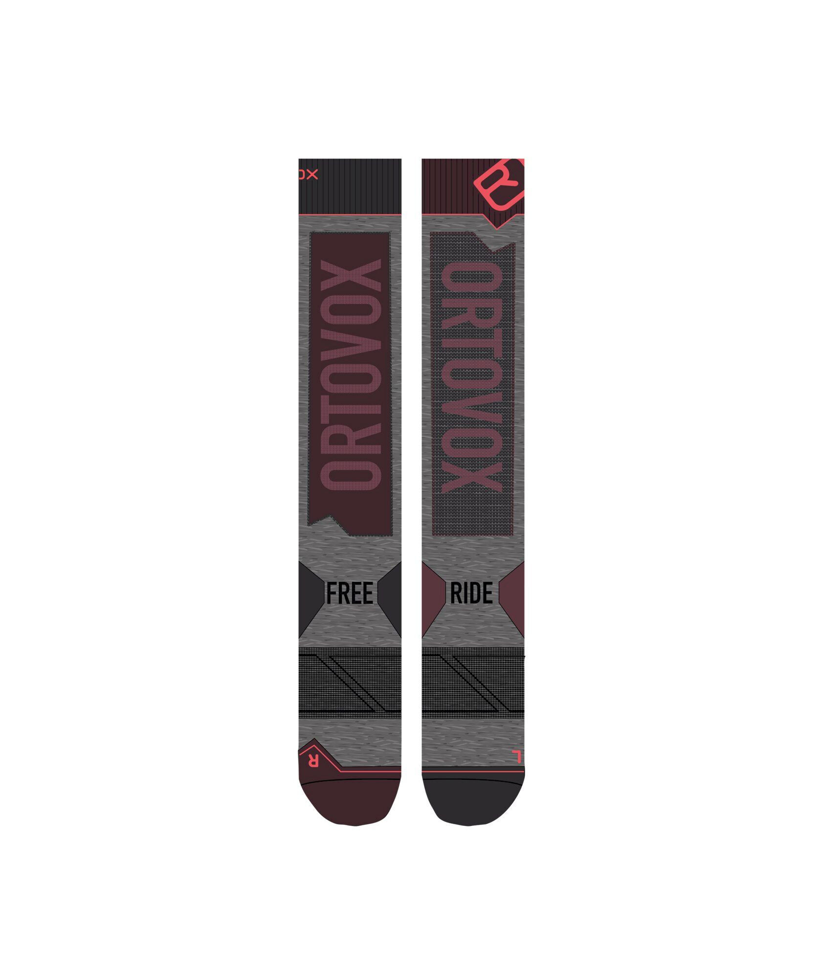 Ortovox Free Ride Long Socks - Calcetines de esquí - Mujer