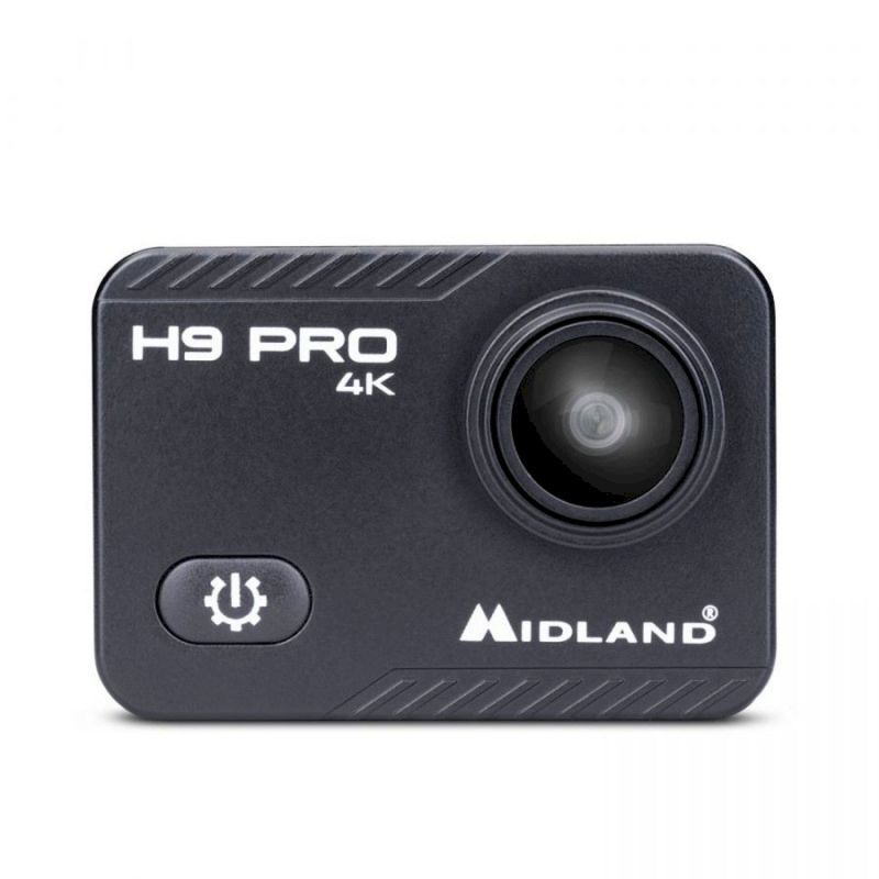 Midland - Camera Sport 4K H9 Pro WIFI Remote Control, Camescope Caméra Video Plongée Sportive, Appareil Photo Sous Marin 30m Autonomie 2H 30fps Photo 20MP, Touchscreen IPS 7 Modes, Contrôle Smartphone