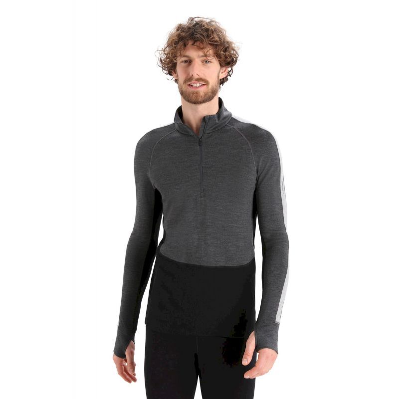 icebreaker ZoneKnit 260 LS Half Zip - Roupa interior de lã merino homem | Hardloop