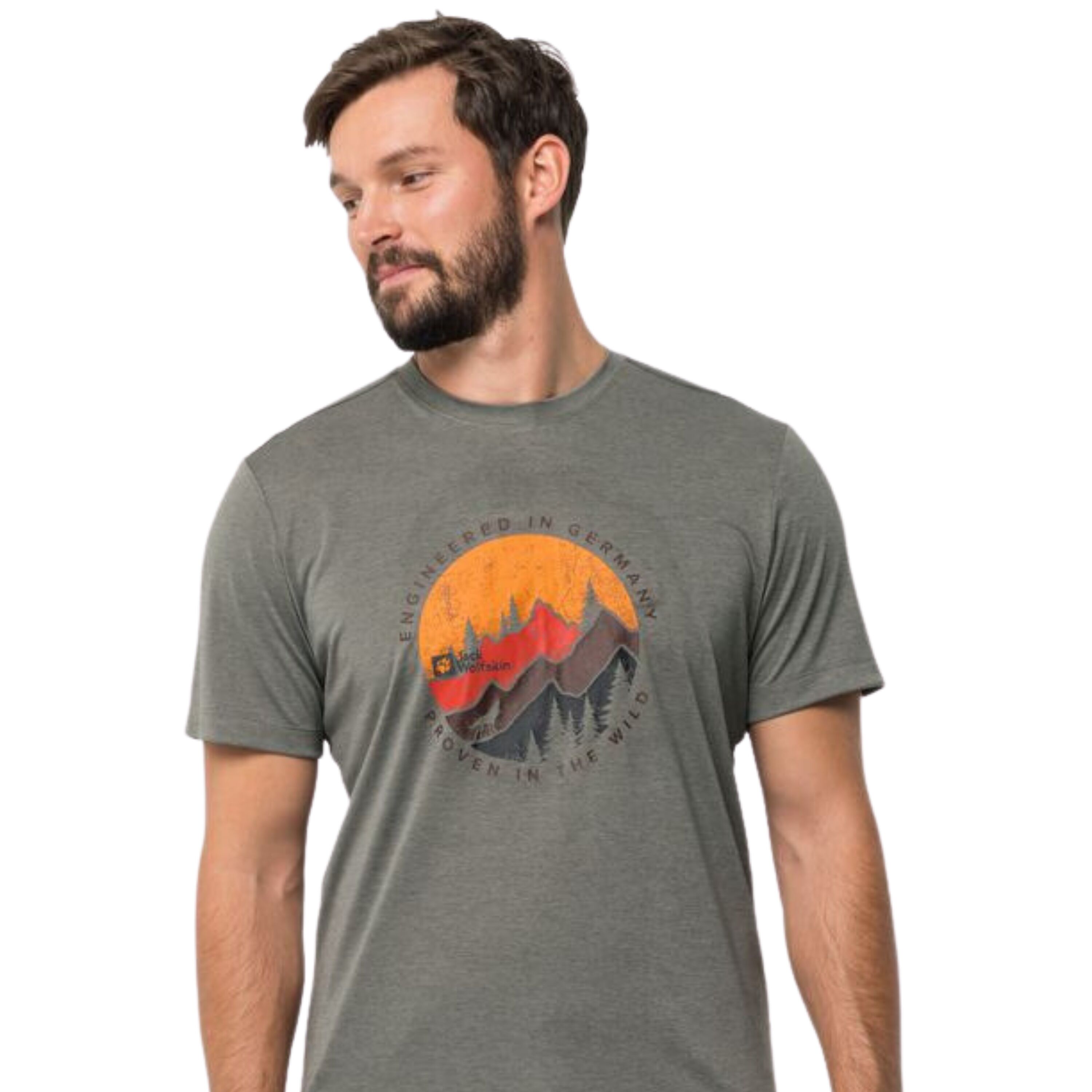 Jack Wolfskin Hiking S/S T - Camiseta - Hombre | Hardloop