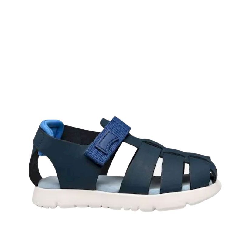 Sandali Camper Oruga First Walkers – Bimbo 0-24 Mesi, Pelle Scamosciata Con Chiusura A Cinturino Posteriore