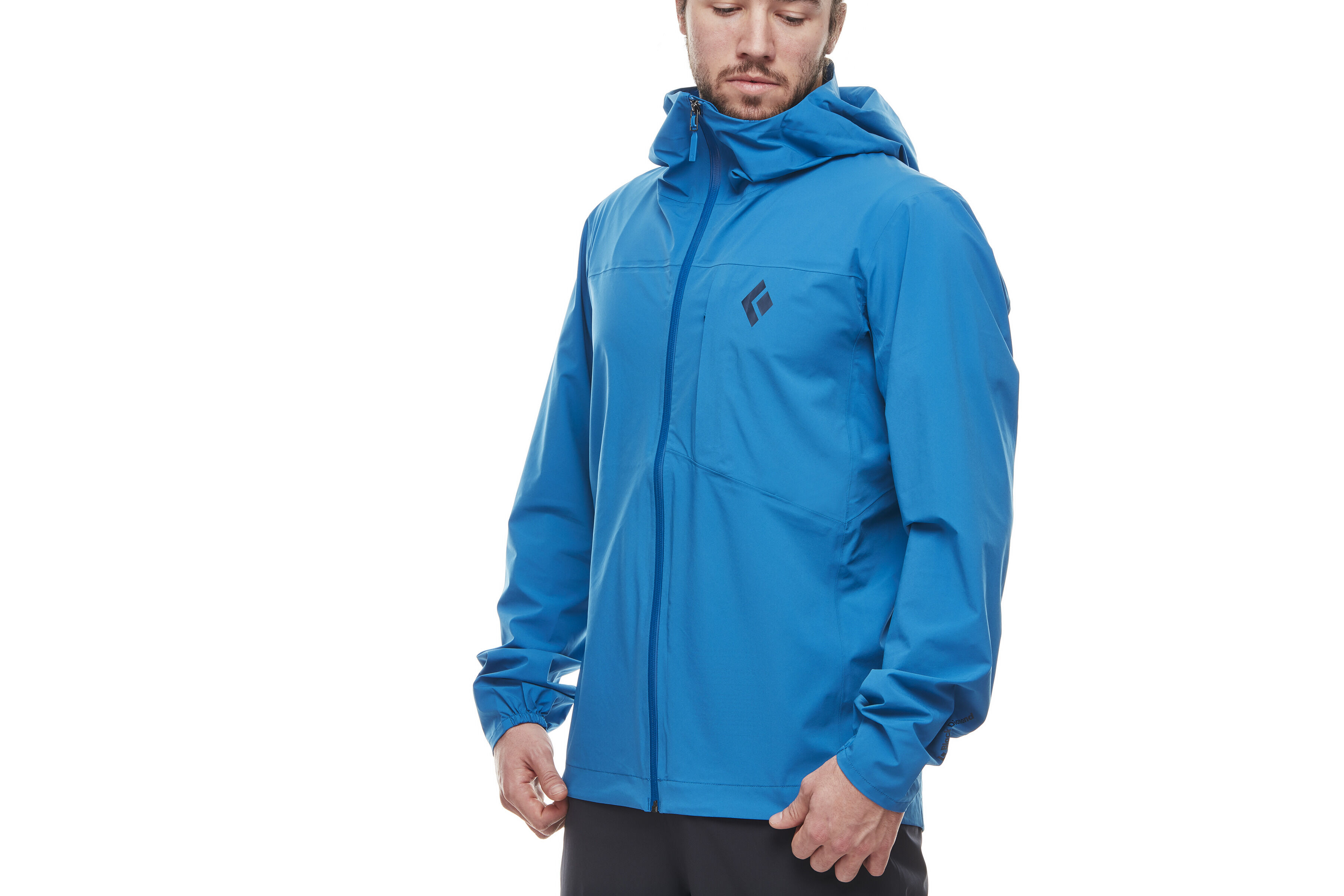 Black Diamond Fineline Stretch Rain Shell - Kurtka przeciwdeszczowa meska | Hardloop
