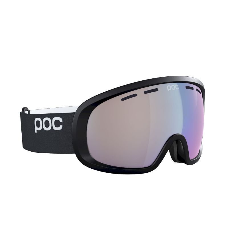 Poc Fovea Mid Clarity - Masque ski Uranium Black Clarity Light Pink / Sky Blue