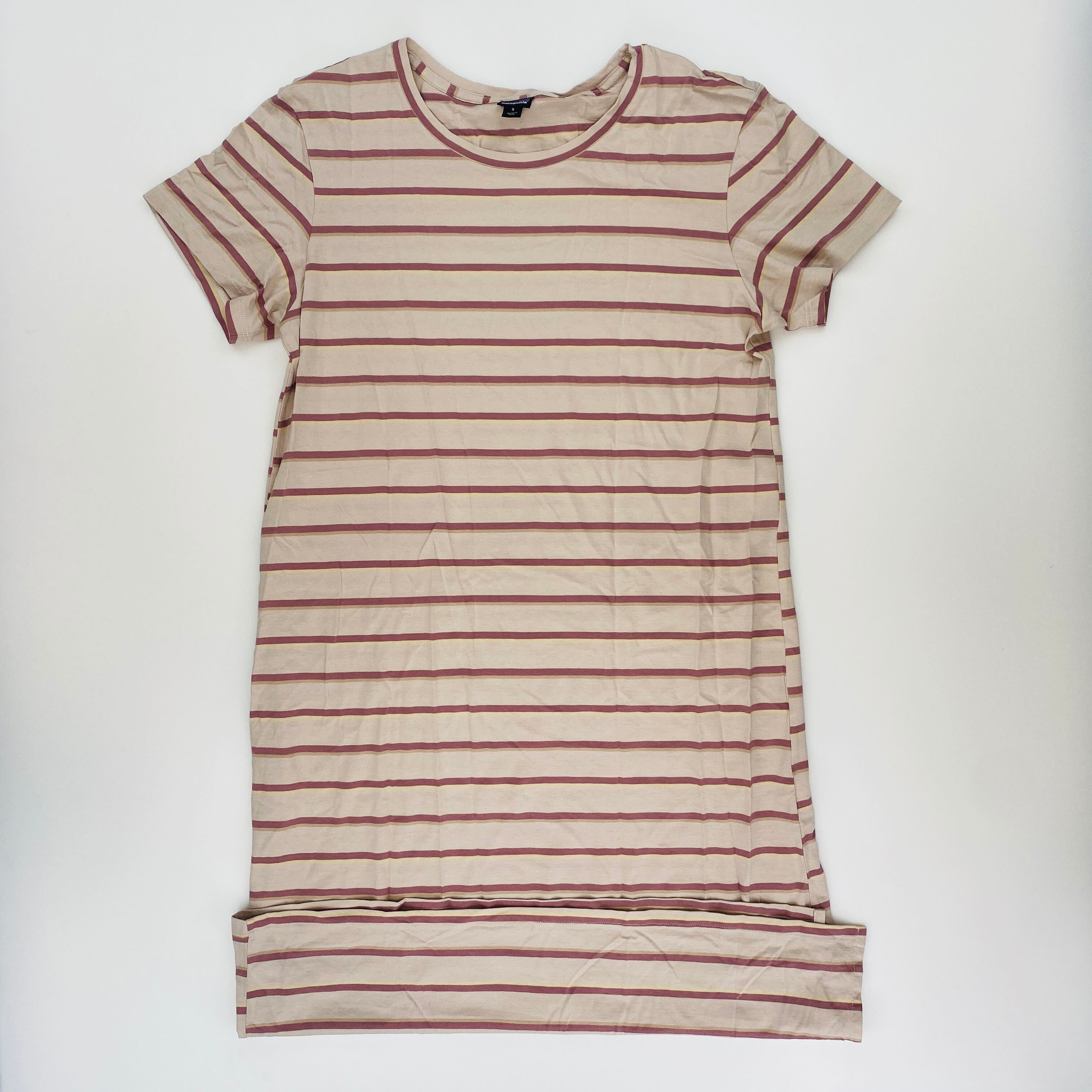 Patagonia W's Regenerative Organic Certified Cotton T-Shirt Dress - Vestire - Donna di seconda mano - Rosa - S | Hardloop