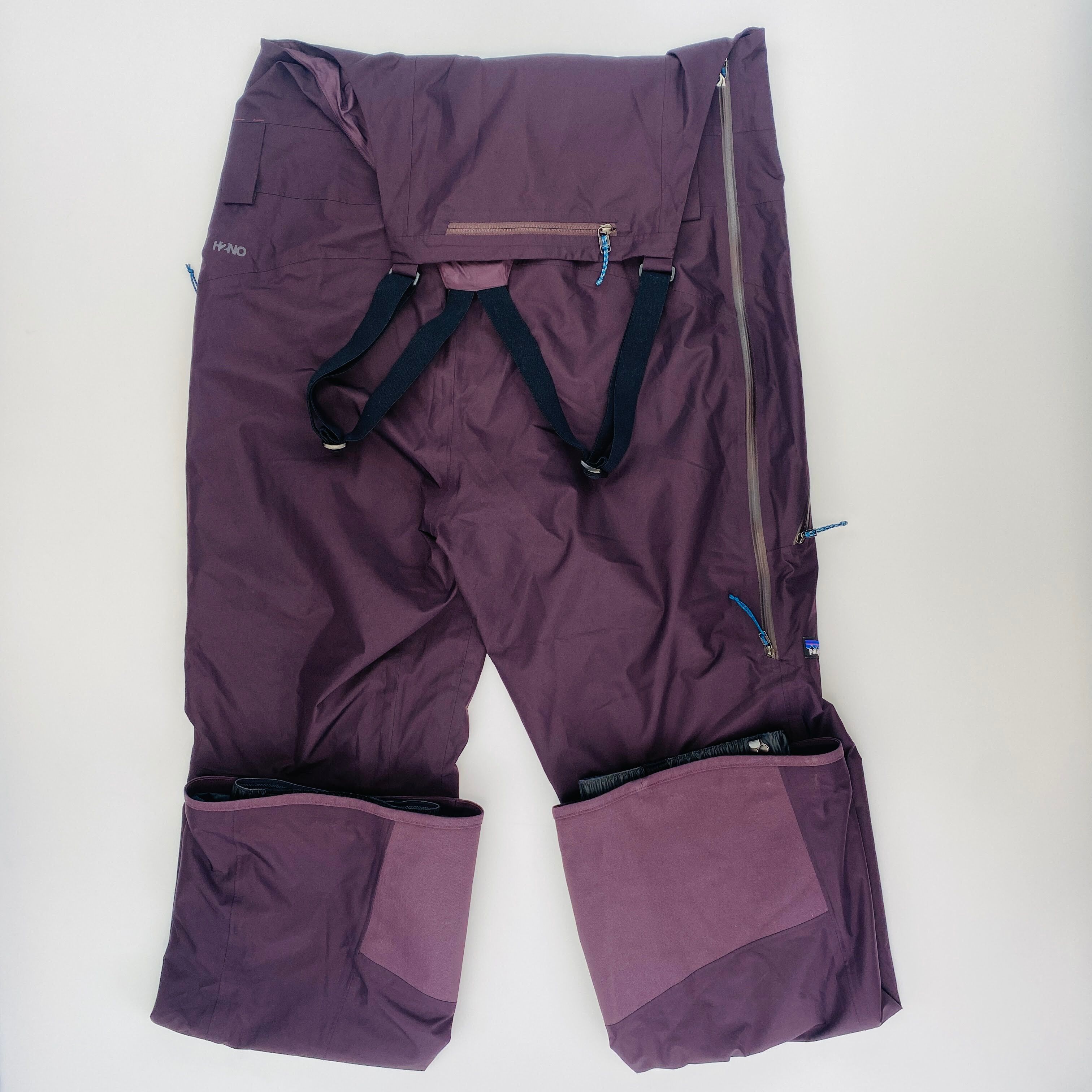 Patagonia M's Powder Town Bibs - Second Hand Ski trousers - Men's - Purple - M | Hardloop