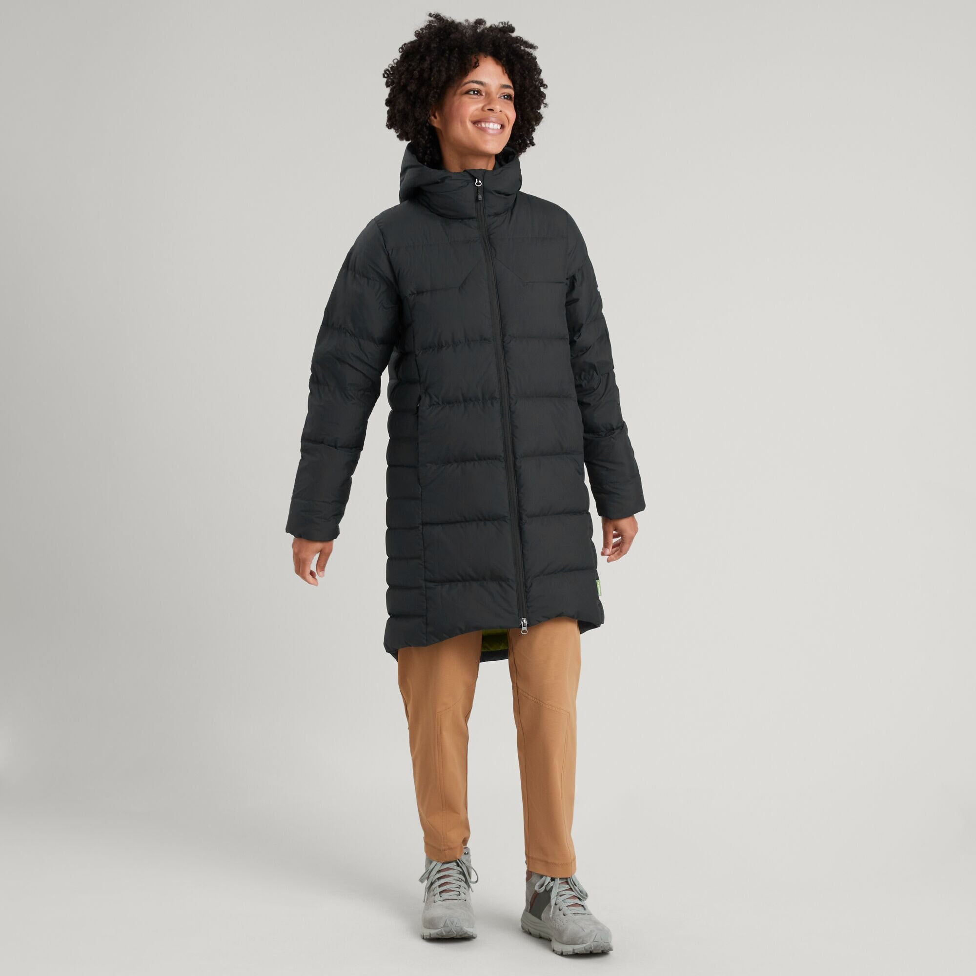 Kathmandu Epiq Longline Down Coat - Kurtka zimowa damska | Hardloop