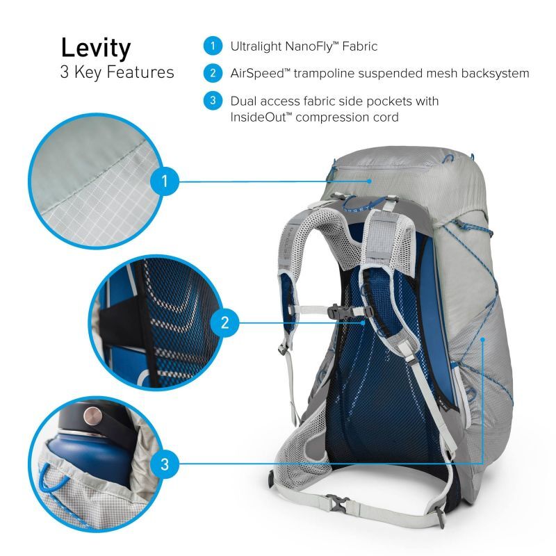 Osprey Levity 45 - Trekkingryggsäck