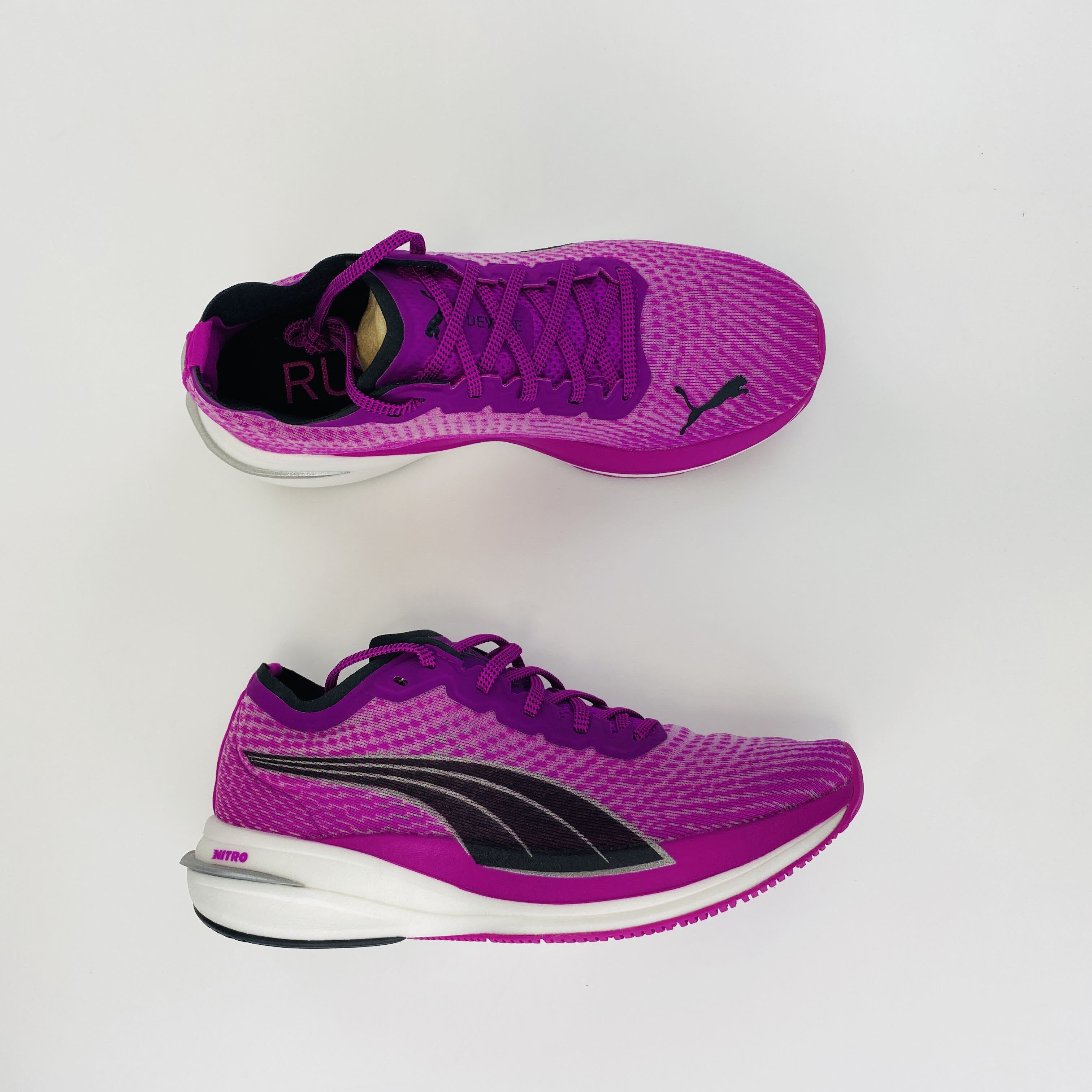 Puma Deviate Nitro - Seconde main Chaussures running femme - Violet - 39 | Hardloop