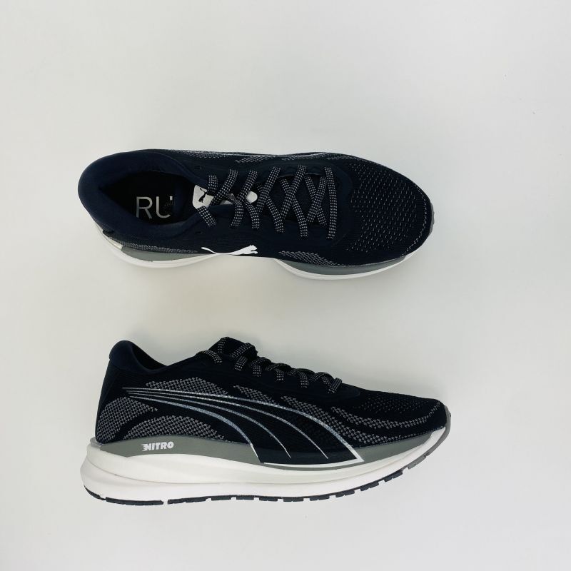 Puma Magnify Nitro Knit - Second Hand Buty do biegania damskie - Czarny - 41 | Hardloop