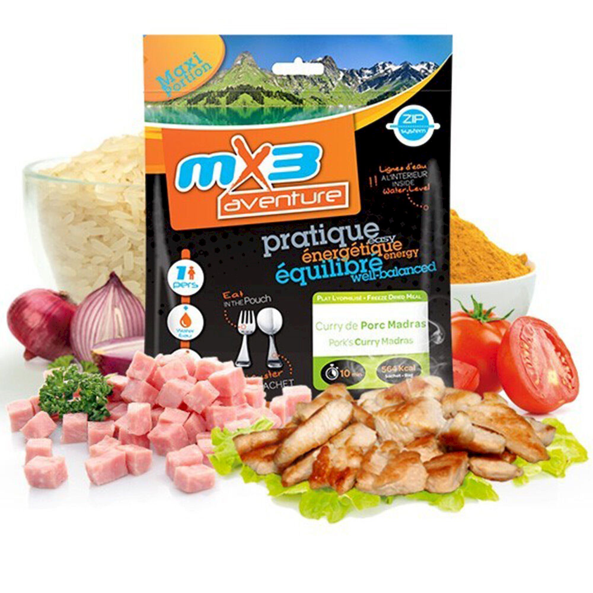 Mx3 Nutrition Curry De Porc Madras - Seconde main Nutrition - Multicolore - Taille unique | Hardloop