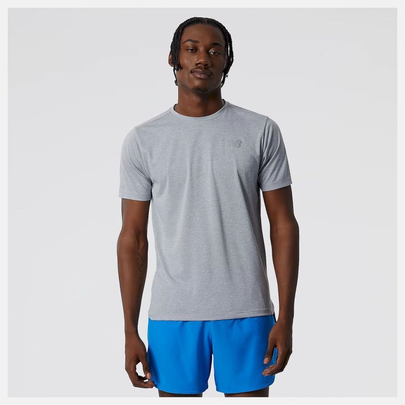 New Balance, Impact Run Short Sleeve T Shirt Mens